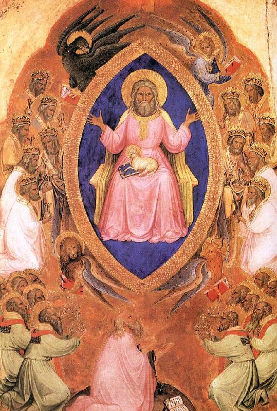ALBEREGNO  Jacobello Vision of St. John the Evangelist Germany oil painting art